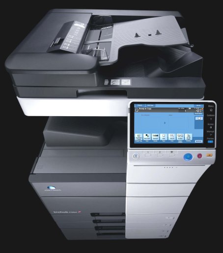 bizhub C454e opcje